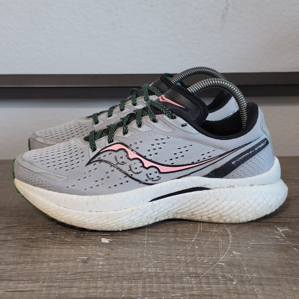 Saucony Endorphin Speed 3 Women’s Athletic Running Shoes Sneakers Size 8.5 Gray